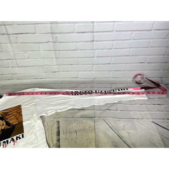 Naruto Uzumaki Long Sleeve White Graphic Print Tee T-Shirt Mens Size M - Picture 6 of 7